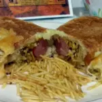 Dogão prensado na Chapa bacon