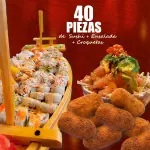 Barco 40 piezas + Ensalada 🍣