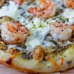 Pizza Camarón y Pesto