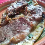 Huarache con costilla