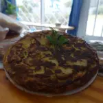 Tortilla de papas, acelga o zapallit