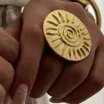 Anillo regulable Sol redondo