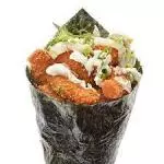 Temaki salmão empanado com cream cheese!