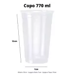 EMBALAGEM COPO 770ML COM 25UN