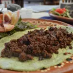 Quesadilla de Tatemado de Avestruz