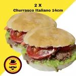 Promo x2 churrasco Italiano 14cm