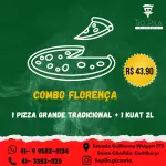 1 Pizza grande  + REFRIGERANTE 2L