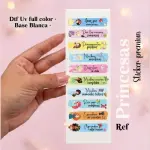 Sticker dtf uv x10 princesas