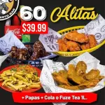 COMBO 60 ALITAS BULLS