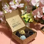 caixinha com 6 brigadeiros