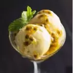 Gelato de maracujá