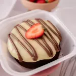 Mini vulcão ninho com nutella
