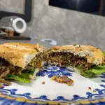 Pernil bacon salada do Quintal
