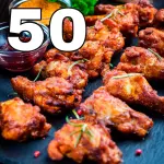 50 Piezas de Alitas a Elegir Sabor