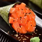 Temaki de Salmão (Sem Cheese)