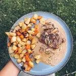 Lomo al champigñon