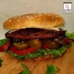 Hamburguesa Arrachera Sencilla