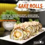 Sake. Rolls (Frío o Tempurizados)