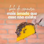 Bolo de cenoura com chocolate