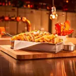 Batata Frita com Bacon e Queijo