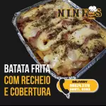 Batata com Recheio e Cobertura  - MEIA PORÇÃO