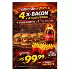 Combo Familia (04  Bacon  04 Batata)