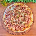 Pizza Calabresa C/ Bacon (4)