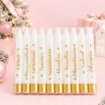 Velas 12cm pte x10 con cinta y caja