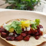 Tacos al pastor de setas