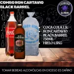 Black Barrel + Coca Cola 1.5L+Hielo