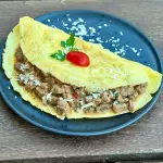 Crepioca de strogonoff de filé