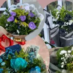 Buquê de 12 rosas coloridas