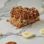 Mostachón plátano y cajeta