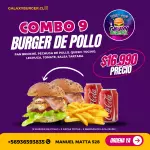 Combo 9 Burger de pollo