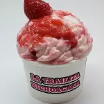 Helado Fresas con Crema