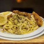 Alfredo con Tiras de pollo