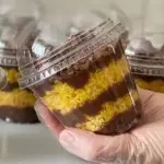 BOLO NO POTE CENOURA COM CHOCOLATE