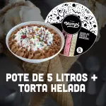 5 Lts + torta helada