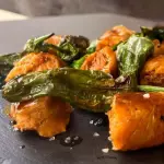 Alheira com Pimentos Padrón