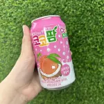 Jugo durazno con trocitos coco