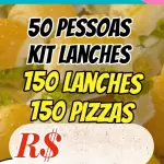 150 LANCHES 150 PIZZAS