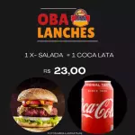 1 X SALADA  + 1 COCA LATA