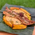 Tonga de costilla ahumada con moro