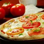 Pizza Margherita.