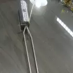 ESPETO DE INOX DUPLO 60 CM