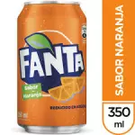 Fanta Laranja Lata 350ml