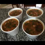 1/2 litro de frijoles charros