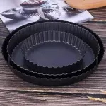 Molde tartaleta negro acero