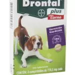 DRONTAL PLUS SABOR CARNE 4 CP