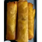 3 rollitos de camarón X $80.00